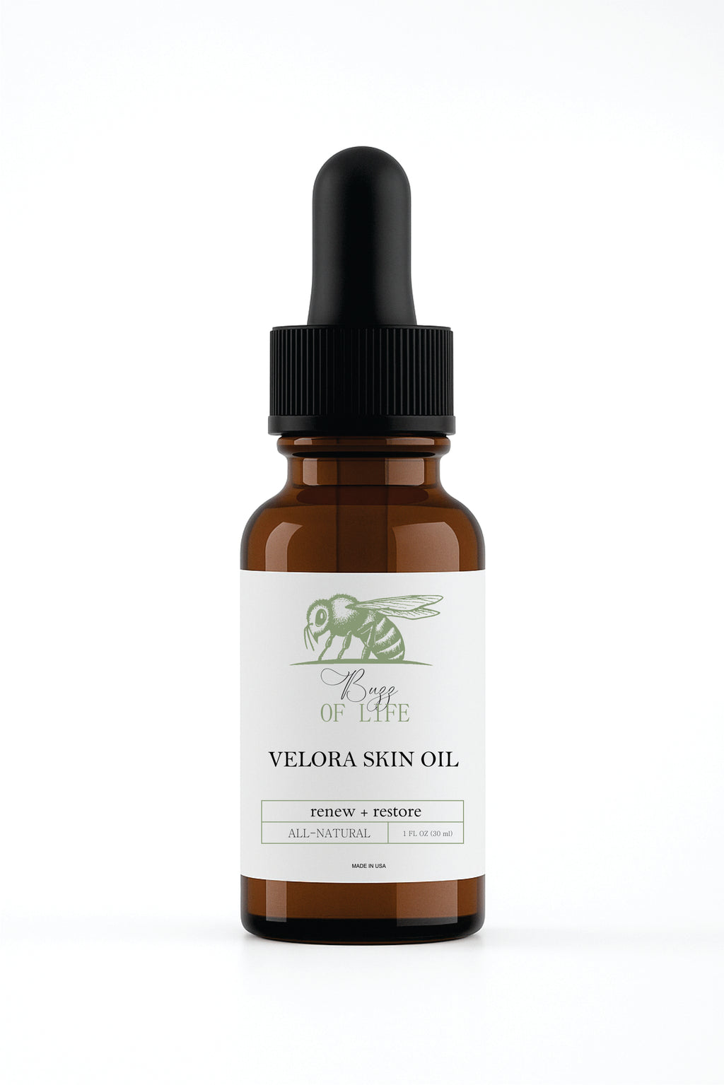 "VELORA SKIN OIL" renew + restore